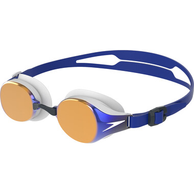 SPEEDO HYDROPURE MIRROR Swimming Goggles Gold/Blue 0